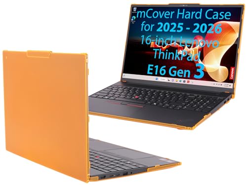 Étui ThinkPad E16 Gen 3 Lenovo mCover orange anti-choc coque fine ordinateur 16 pouces 2025-2026