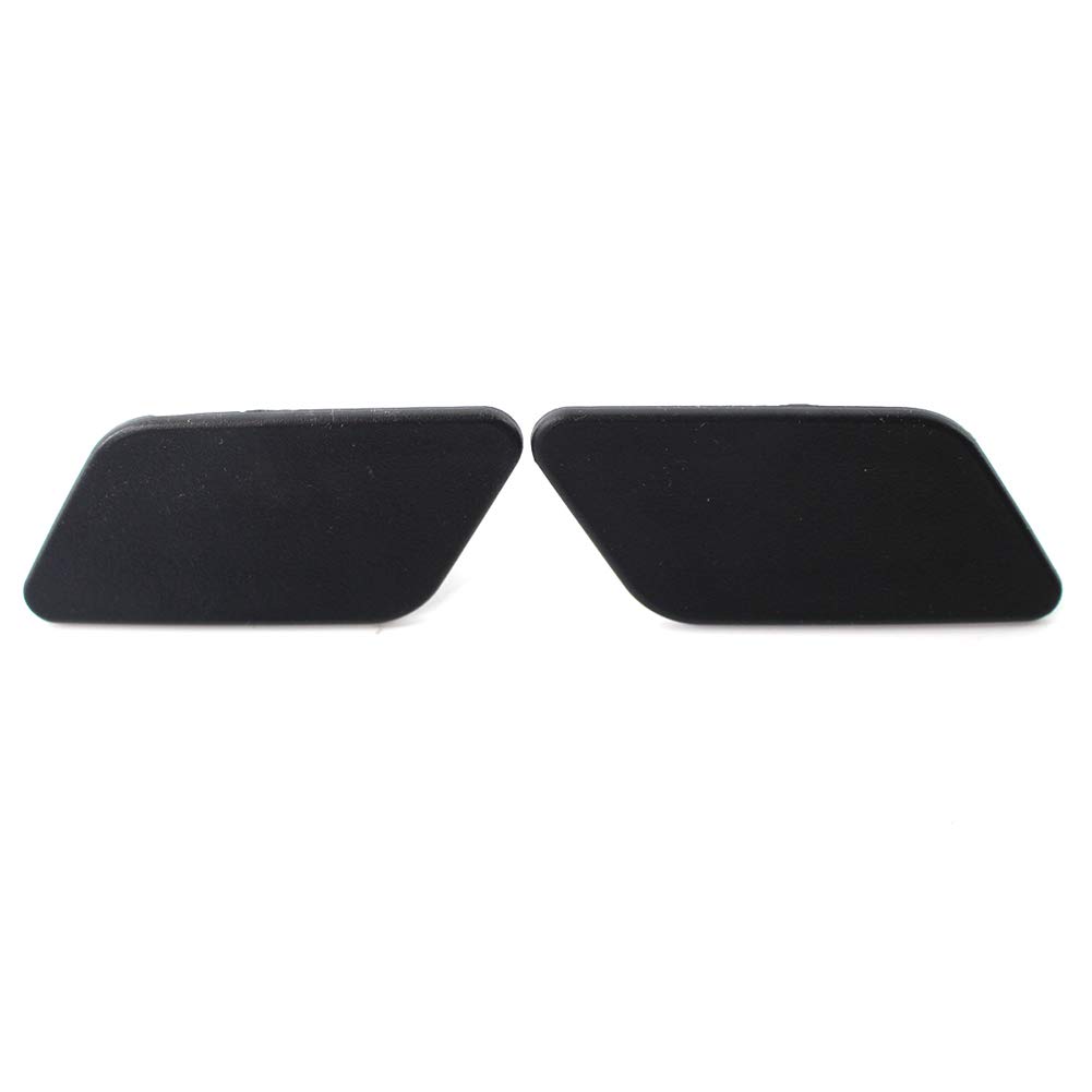 Cnswee6 Motorbike Pair Front Bumper Headlight Washer Nozzle Jet Covers Caps Accessaries for BMW X3 F25 2010 2011 2012 2013 2014, Black Powersport