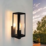 Photo Gallery ledvion - lampada da parete led industriale, attacco e27, ip44, nera, lampada da esterno, illuminazione esterna, illuminazione giardino Photo Gallery ledvion - lampada da parete led industriale, attacco e27, ip44, nera, lampada da esterno, illuminazione esterna, illuminazione giardino
