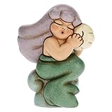 thun clown DIMENSIONI - 5,2x4,5x7 cm THUN - Bomboniera Sirena Magica con Capelli Viola e Conchiglia - Linea Bomboniere - Ceramica - 5,2x4,5x7 cm