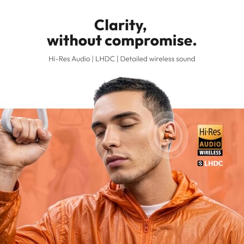 Image of Noise Alt Clip Wireless Open-Ear Earbuds (2026), Hi-Res LHDC Audio, AI-Powered, App Support, Up to 35H Playtime, Secure Clip Design, Quad mic ENC, BTv6.0 (Chosen Orange)