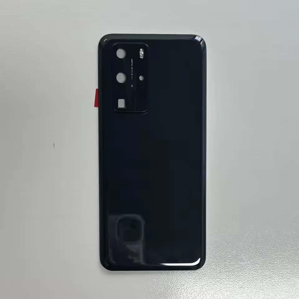 YOOOKOOO Compatible Rear Back Cover for Huawei P40 Pro – Battery Door Housing Replacement Part (Gold with Lens)