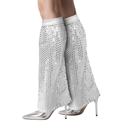 MUNSKT Abba vêtements pour femmes, jambières paillettes, accessoires de vêtements Abba, jambières, paillettes pour, vêtements Disco pour femmes, robes fantaisie...