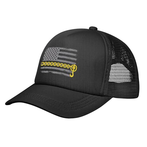 Gorra Trucker Vetrova USA Thin Yellow Line Negra miniatura 2