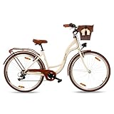 Goetze Mood 28 Zoll Damen Citybike, 18 Zoll Tiefeinsteiger Stahlrahmen, 7-Gang...