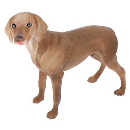 Ornamento Educativo E Collezionabile: La statuetta cane con aspetto realistico e dettagliato può essere utilizzata per l'apprendimento dei bambini sugli animali e come pezzo da collezione per appassionati di modelli decorativi