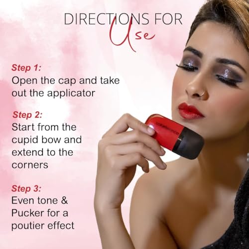 Image of COLORESSENCE Intense Liquid Lip Color | Long Lasting, Smudgeproof, Waterproof and Intense Color Formula for Long Lasting Effect | 9+ Hours Intense Wear & Velvety Matte Finish | Brown Pic | 8ml