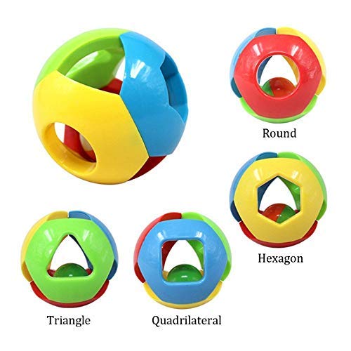 Image of Vibgyor Vibes Plastic; ABS Toys, Multicolour, Set of 3