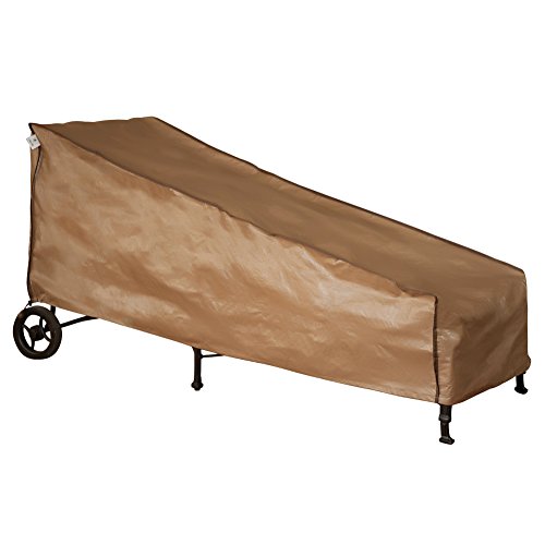 Abba Patio Outdoor/Pool Chaise Lounge Cover, Water Resistant, 84''L x 34''W x 34''H