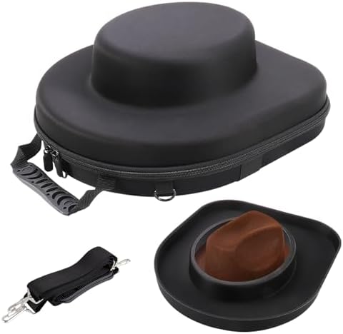 Amazon.co.jp: Fancemot トラベルハットケース カウボーイ/フェドーラ