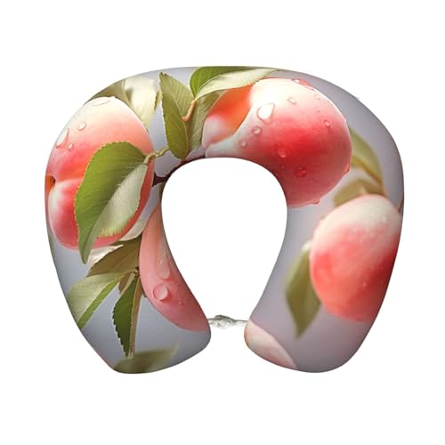 Almohada de espuma viscoelástica para cuello de viaje miniatura 1