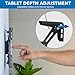 Mount-It! Universal Tablet Wall Mount, Anti-Theft iPad Mount, Enclosure Fits Tablets from 9.7