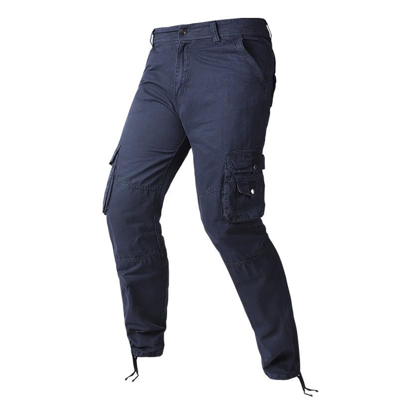 Generisch Cargohose Herren Relaxed Fit Baumwolle Wanderhose Herren Casual...
