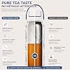 Termo de viaje para infusión de té 32 oz con interior cerámico, infusor de acero inoxidable micro-malla, triple aislamiento 12h frío y calor, tapa con doble función sorbo y pajilla, resistente a rayaduras miniatura 6