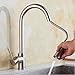 Extraiga el grifo del mezclador del fregadero del grifo de la cocina Grifos del mezclador de la cocina de rotación de 360 ​​grados Grifo de la cocina, níquel