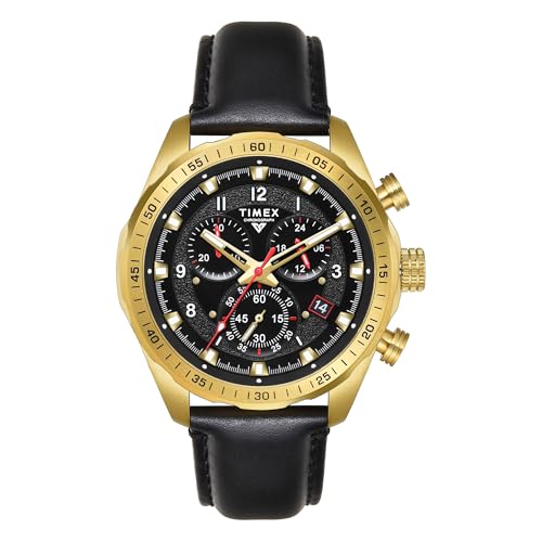 Image of TIMEX Vector Analog Watch for Men with Round Dial & Water Resistant Man's Wrist Watches