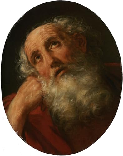 Póster de lienzo il San Pietro Penitente cuadro vintage de pinturas famosas 60x90cm