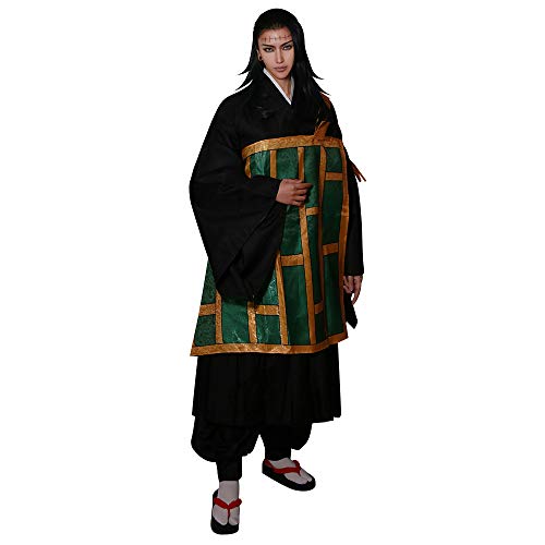 Hotiego 夏油傑 コスプレ コスチューム 夏油 傑 げとう すぐる コスプレ 衣装 舞台装 演出服 衣装 暗めの模様 変装 仮装 ハロウィン イベント cosplay 撮影 祭り女性M