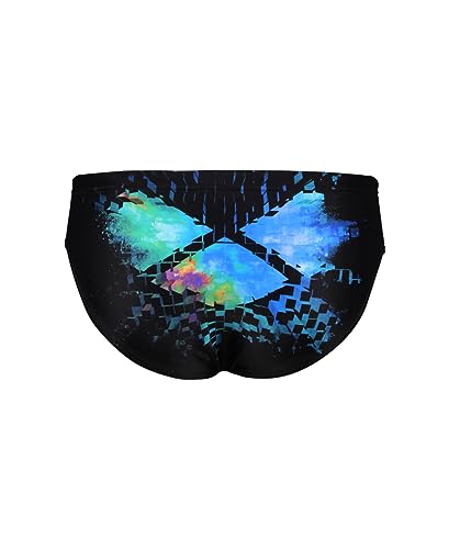 Bañador slip niños Arena Multi Pixels con ajuste interior elástico 4