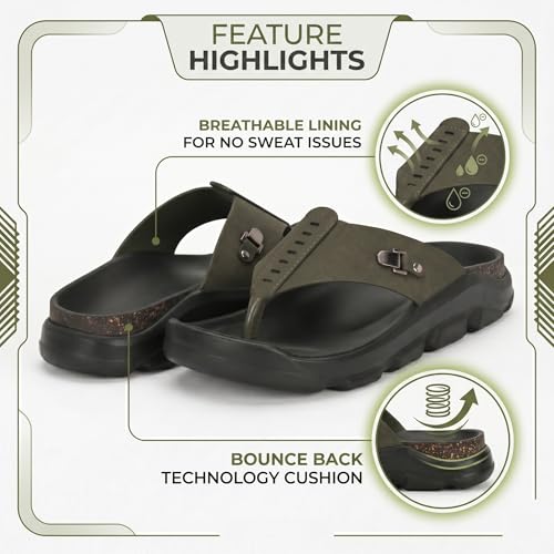 Image of All Seasons Men's Slippers Breathable, Soft-Lined, and Non-Slip for Durability Indoors or Outdoors All Year Long