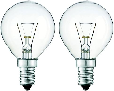 2 x 40w Oven lamp for use Within a Neff Oven. 240v. 300° Heat Resistant. SES (E14) Small Edison Screw Cooker Light Bulb