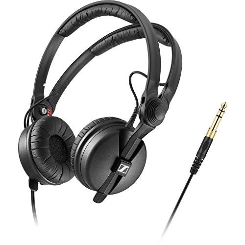 Image of Sennheiser HD 25 Monitor Headphones with Headphone Case & Padded Holder Bundle