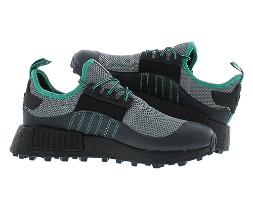 adidas NMD_R1 Tr Mens Shoes, Color:Grey/Black/Teal4