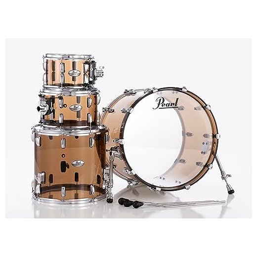 Pearl Set Shell Pack w/22"x16" Bass Drum, 16"x15" Floor, 12"x8" and 10"x7" Toms (CRB524P/C755)