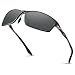 Soxick Men's Polarized Sunglasses UV400 Retro Unbreakable Metal Driving Sunglasses