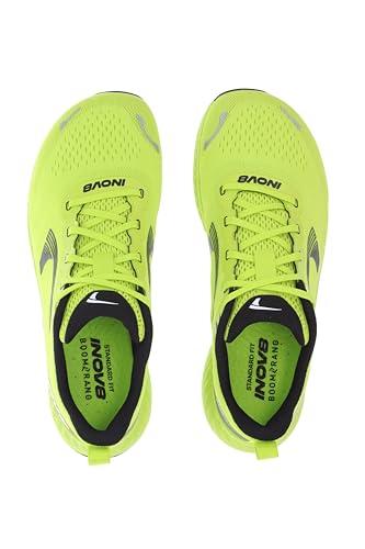 inov-8 Men's RoadFly Sneaker, Lime/Black/White, 93