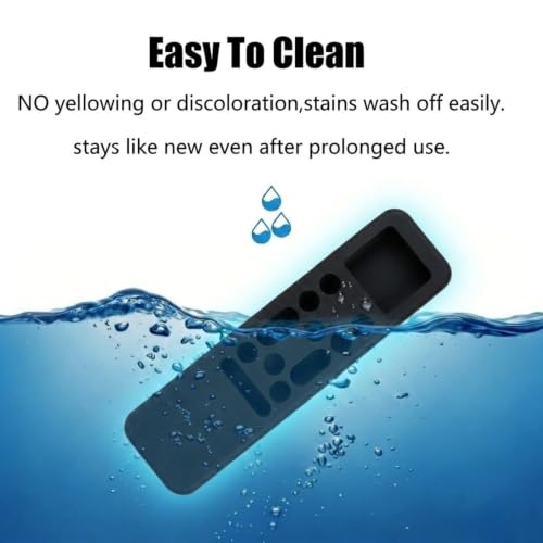 Image of Silicone Cover Compatible with LG Smart /Dual Inverter Air Conditioner Remote Control, Shockproof, Stylish, Easy to find in Darkness - Black-2
