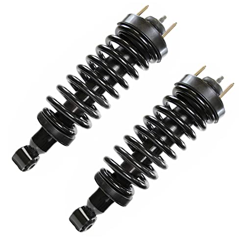 Image of Detroit Axle - 8pc Struts Kit for 2003-2011 Ford Crown Victoria Mercury Grand Marquis, Front Rear Struts w /Coil Spring Sway Bars 2004 2005 2006 2007 2008 2009 2010 Replacement Strut Shock