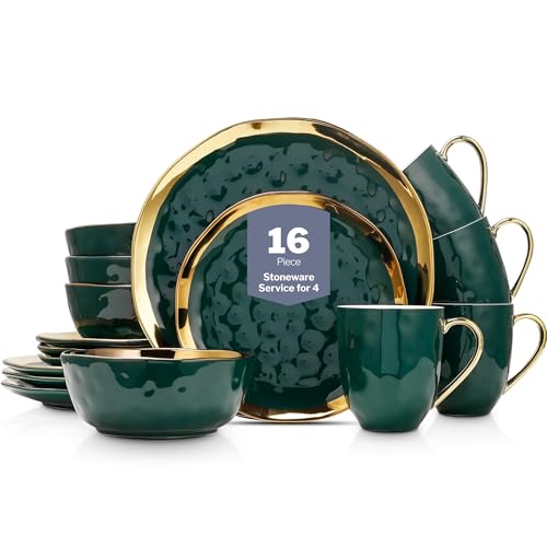 Stone Lain Florian Modern Porcelain 16 Piece...