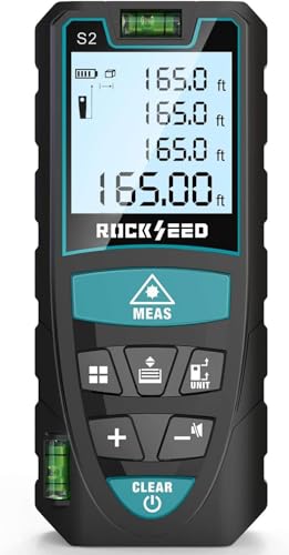 Laser Measure 50M/165ft,RockSeed Digital Laser Distance Meter wit...