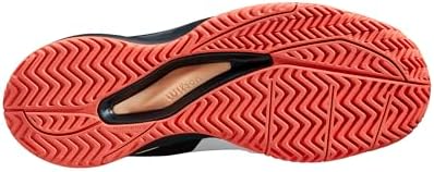 WILSON Women's Rush Pro Ace Pickler Sneaker, White/Black/Living Coral, 10 | Image 2
