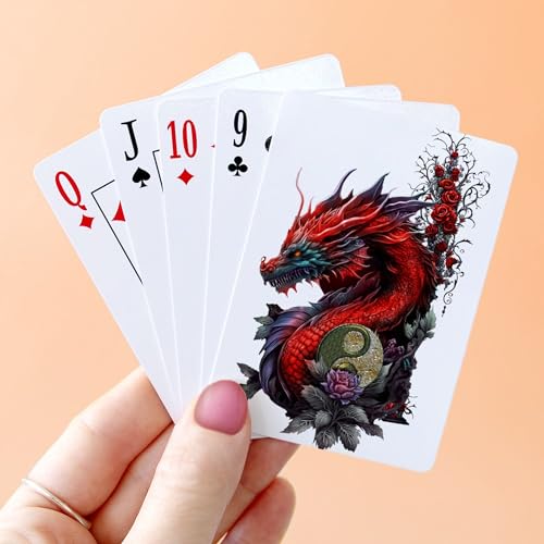 Baraja de Naipes Estándar Chinese Dragon CafePress miniatura 4