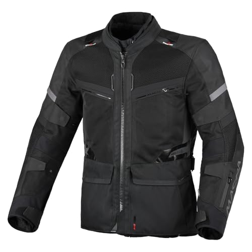 Veste Macna Captane mixte pour moto et scooter noir