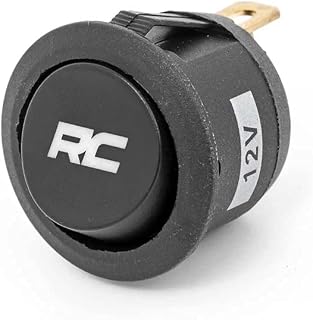 Rough Country Round Backlit Rocker Switch | Blue Back Light - 709RRC
