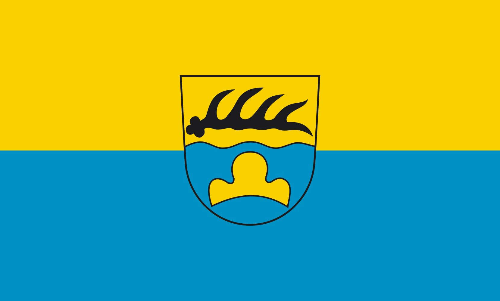 Drapeau paysage Berghülen 1.35m² idéal pour pavoiser votre jardin lors des fêtes locales