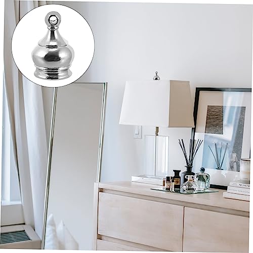 Image of balacoo Lamp Finials Cow Horn Decorative Head Zinc Alloy Lamp Shade Nut Replacement Knob for Table Lamps Chandeliers Diy Lighting Accessories