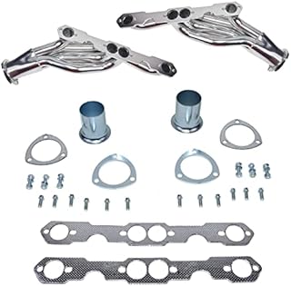 A-Team Performance - Ceramic Coated Headers - Compatible with SBC Chevy/GMC Truck 1500, 2500, 3500 88-95 5.0l 5.7l 2WD and 4WD