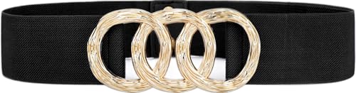 Women's Stretchy Wide Waist Belt Vintage Elastic Cinch Belt