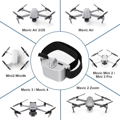 Image of Universal Drone Payload Delivery System with Remote Release - Airdrop Mechanism & Multi-Purpose Clip for Wedding Rings, Fishing Bait, Fits DJI Mini 3 Pro /Mavic 3 Pro /Mini 4 Pro /Air 3 /Avata & More (Gray)
