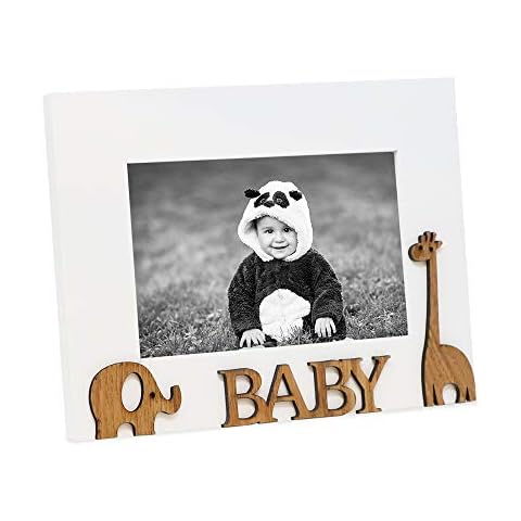 Isaac Jacobs Wood Sentiments “Baby” Picture Frame Cover