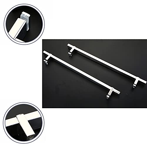 Poignée de porte de douche entraxe réglable 440mm pour remplacer l'inox