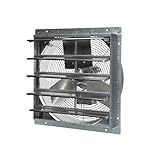 TPI Corporation CE20-DS Direct Drive Exhaust Fan – 120 Volt, 20 Inch Shuttered Industrial Fan. Workshop Ventilation Fans