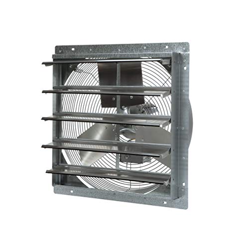 Tpi Corporation Ce20-Ds Direct Drive Exhaust Fan – 120 Volt, 20 Inch Shuttered Industrial Fan. Workshop Ventilation Fans #TOP3