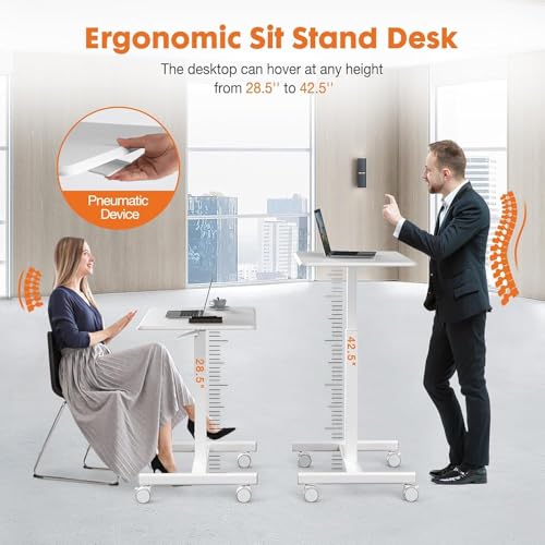 Bureau mobile pour ordinateur portable parfait pour le télétravail - 5