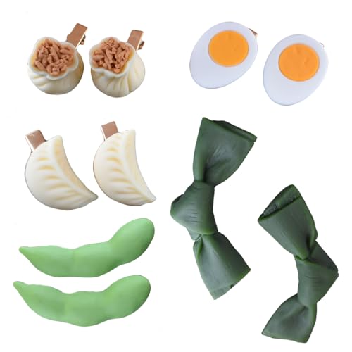 Pinzas para el pelo con forma de comida accesorios pequeños y pasadores antideslizantes