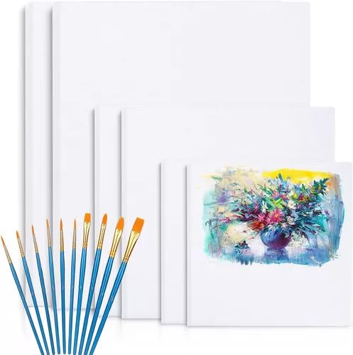 Lista de Paneles de lienzo disponible en línea para comprar. 44 6 Pzs Bastidor De Algodón Para Pintura Al Oleo, Tablero De Lona Para Pintura, Cuadros De Lienzo Para Pintar, Paneles De Lienzo Para Pintura Con 10 Pinceles Ara Pintura,15 * 15 Cm,...